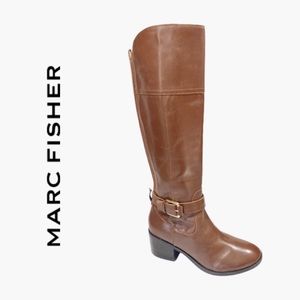 Marc Fisher Medium Calf Leather Tall Shaft Boots